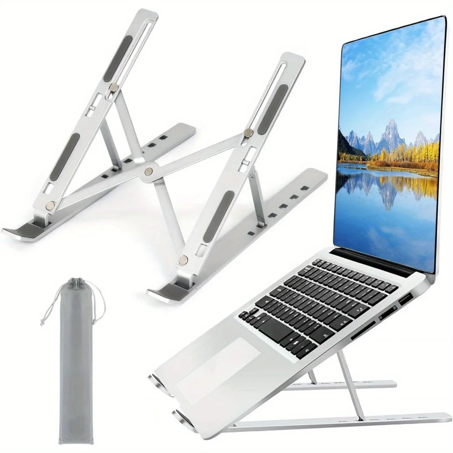 Cooling Stand Tablet - Складная алюминиевая подставка для ноутбука с