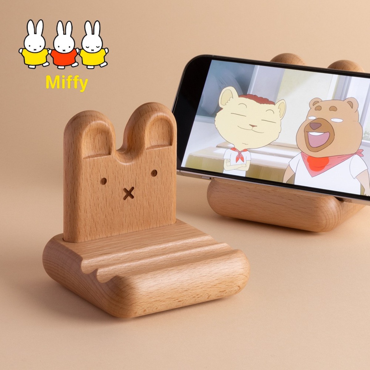 Fire Tablet Accessories - Kawaii аниме Miffy Rabbit настольная подставка