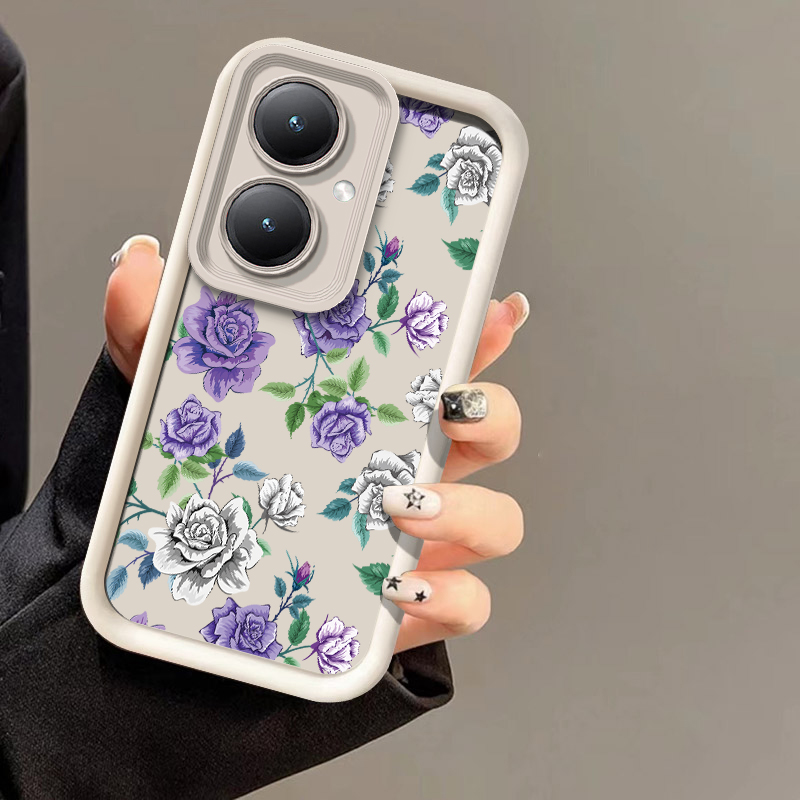 Vivo Y28 - Чехол для телефона с цветочным рисунком