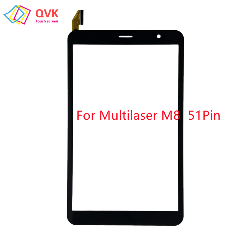 Tablet Pc Accessories - 8-дюймовый черный сенсорный экран для Multilaser