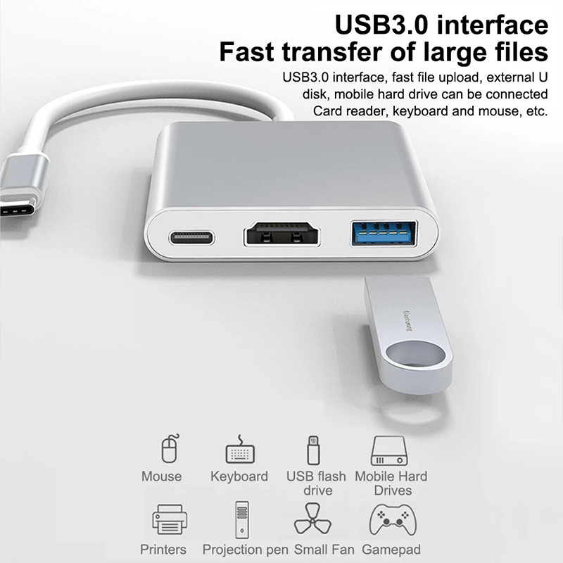 USB-хаб 3-в-1 Type-C с поддерж – обзор и цена Tablet Accessories For Samsung