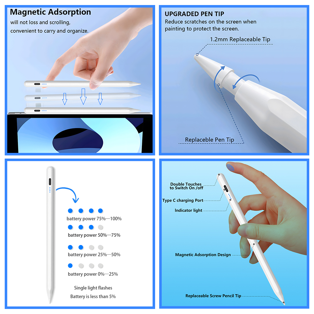 Стилус для iPad 2025 года, сов – обзор и цена Tablet Accessories Kids