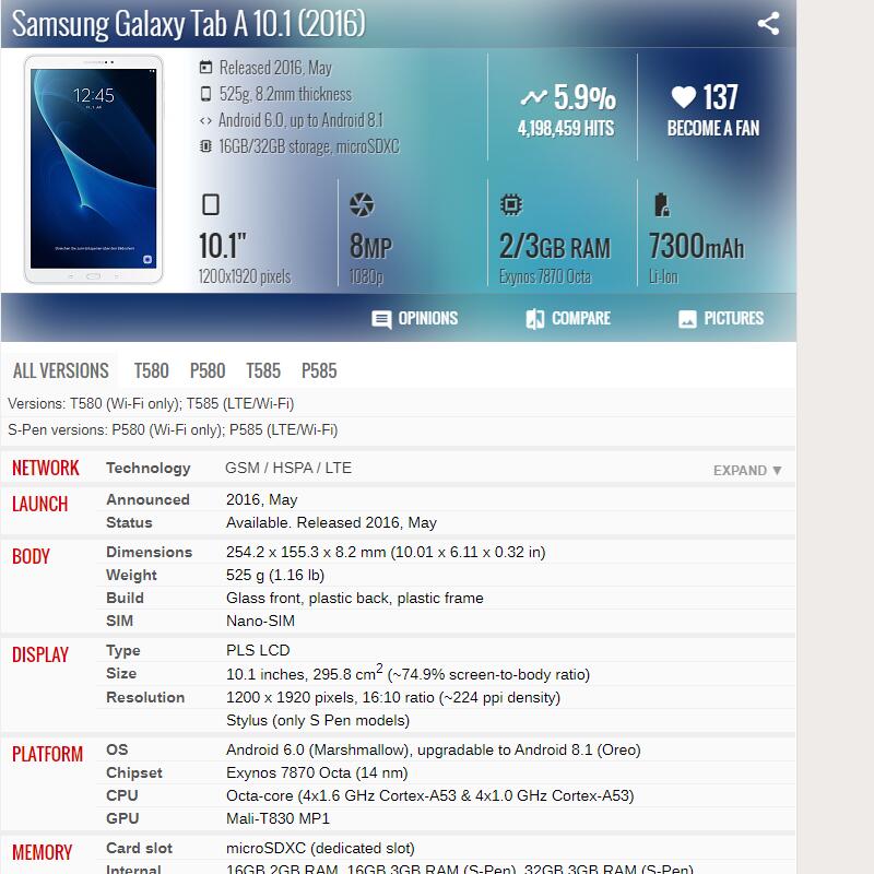 Для Samsung Galaxy Tab A 10,1  – обзор и цена Tablet Accessories For Samsung