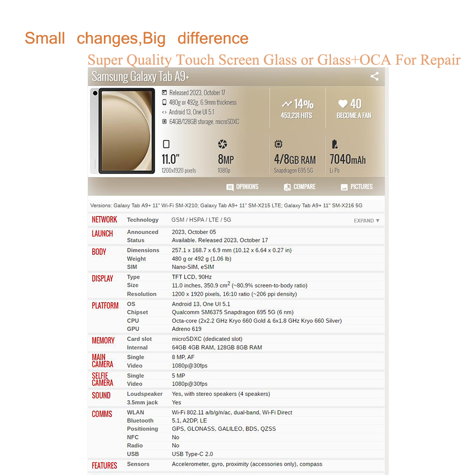 10 шт./лот для Samsung Galaxy  – обзор и цена Tablet Accessories For Samsung