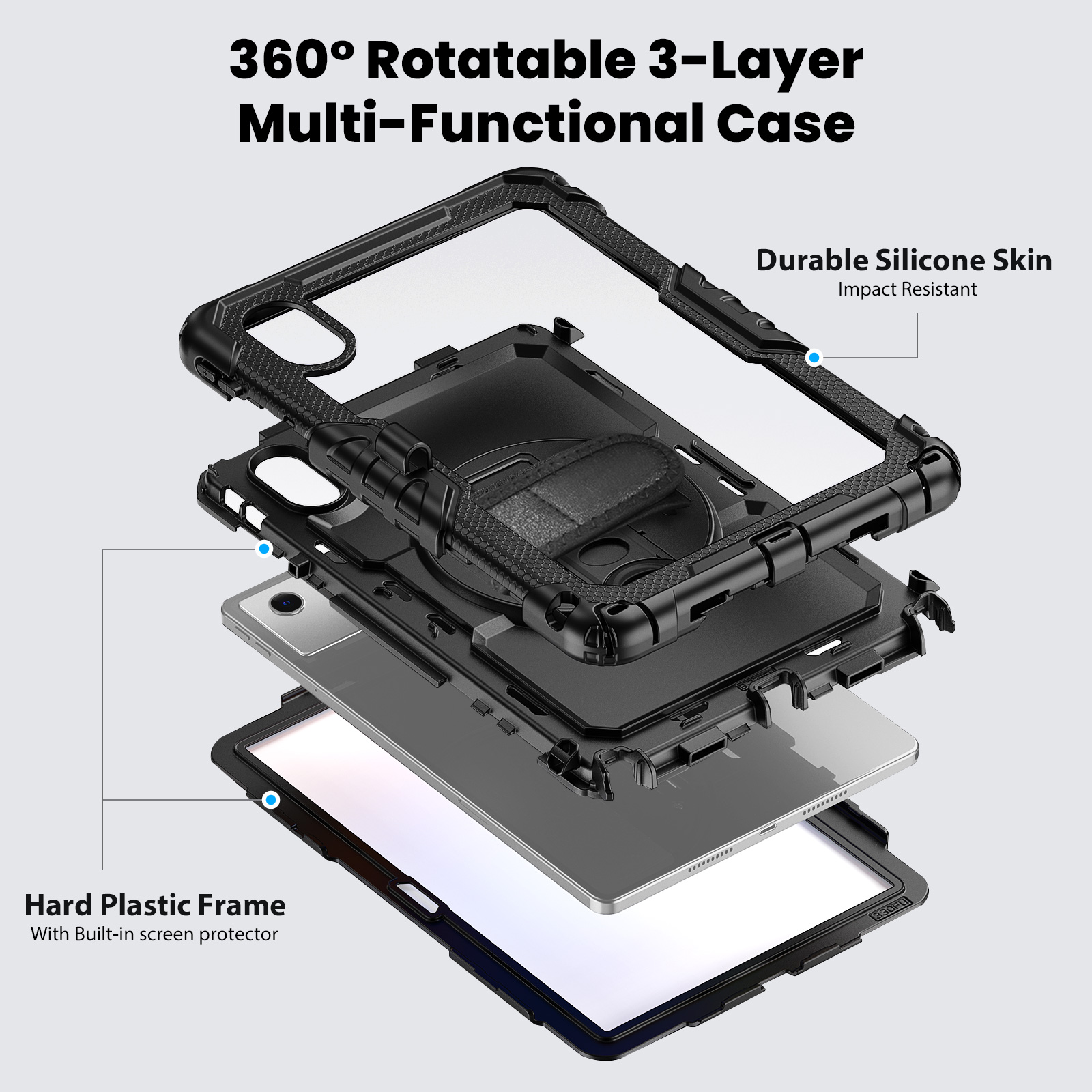Противоударный чехол-подставка – обзор и цена Lenovo Tablet M11 Accessories